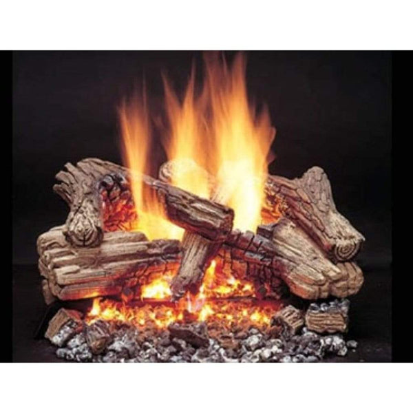 Majestic Duzy 3 6-Piece Refractory Cement Vented Gas Log Set