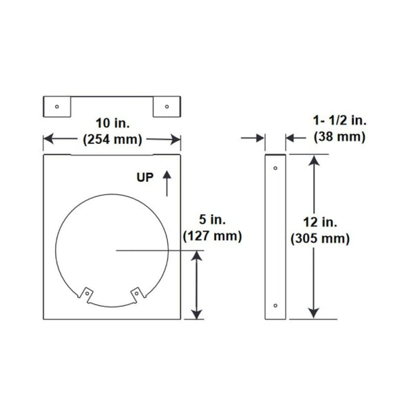 Majestic DVP-HVS Horizontal Pipe Support