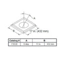 Majestic - FS538 Flat Firestop Spacer for SL1100 and SL400 Series Pipe