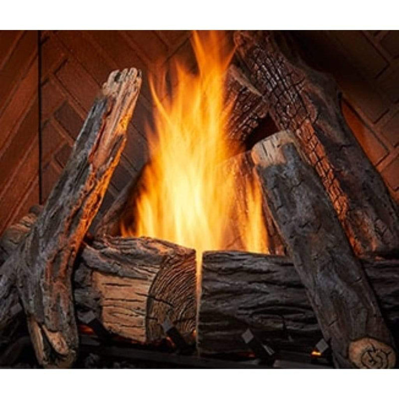 Majestic High Definition Log Set for Courtyard Outdoor Fireplace