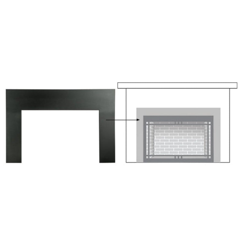 Majestic Medium Surround for Jasper and Ruby Fireplace Inserts