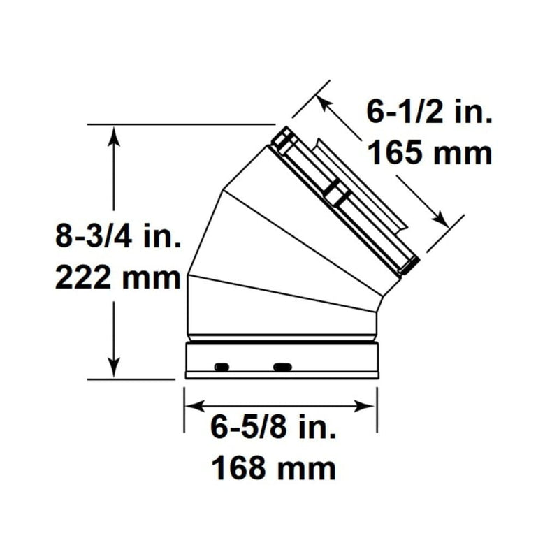 Majestic - SLP45 45 Degree Elbow