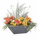 The Outdoor Plus - Maya Powder Coated Steel Square Planter Bowl