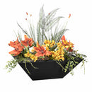 The Outdoor Plus - Maya Powder Coated Steel Square Planter Bowl