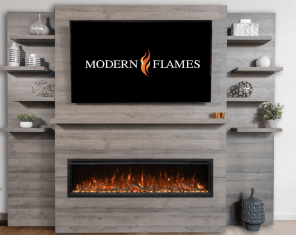 Modern Flames 10 x 8 Foot Allwood Fireplace Wall System