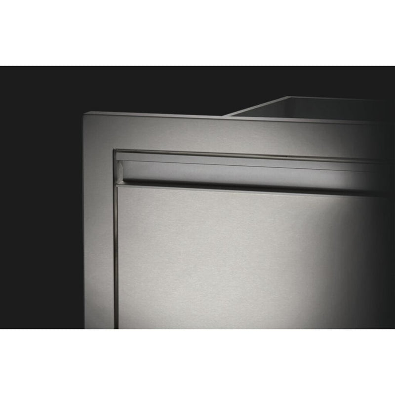 Napoleon - 18" Stainless Steel Double Waste Bin Drawer With Paper Towel Holder