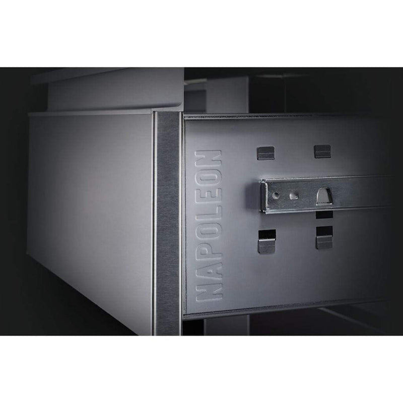 Napoleon - 18" X 24" Stainless Steel Large and Standard Double Drawer