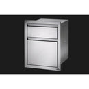 Napoleon - 18" X 24" Stainless Steel Large and Standard Double Drawer