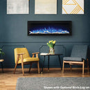 Napoleon Entice 50 Inch Linear Wall Mount Modern Electric Fireplace