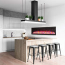 Napoleon Entice 60 Inch Linear Wall Mount Modern Electric Fireplace