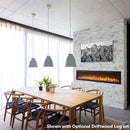 Napoleon Entice 72 Inch Linear Wall Mount Modern Electric Fireplace