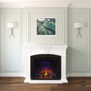 Napoleon Taylor 55Inch Electric Fireplace Mantel Package in White