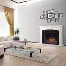 Napoleon Taylor 55Inch Electric Fireplace Mantel Package in White