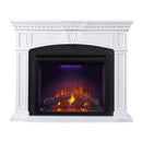 Napoleon Taylor 55Inch Electric Fireplace Mantel Package in White