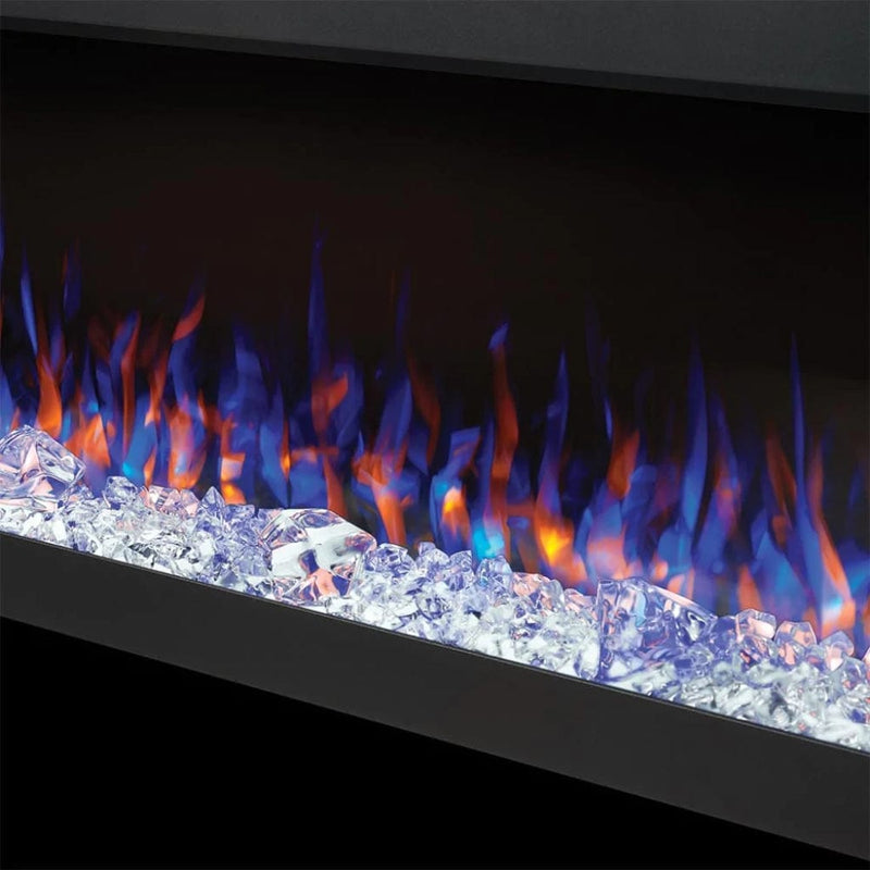 black wall mount electric fireplace | recessed wall mount electric fireplace