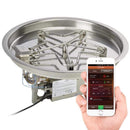 HPC | Round Bowl Pan Electronic Ignition Fire Pit Insert 19"