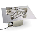 HPC | Square Flat Pan Electronic Ignition Fire Pit Insert 24"