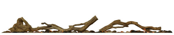 LF74DWS-KIT Dimplex Accessory Driftwood and River Rock for 74" Linear Fireplace