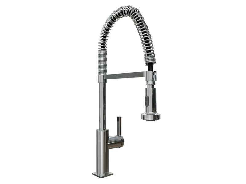 Commercial Pull Down Double Action Spray Faucet