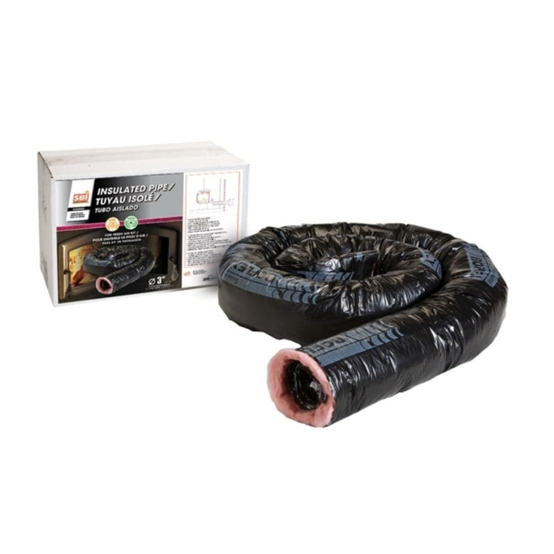 Osburn 3" X 10' Insulated Flex Pipe for Fresh Air Intake Kit, 282-AC02092