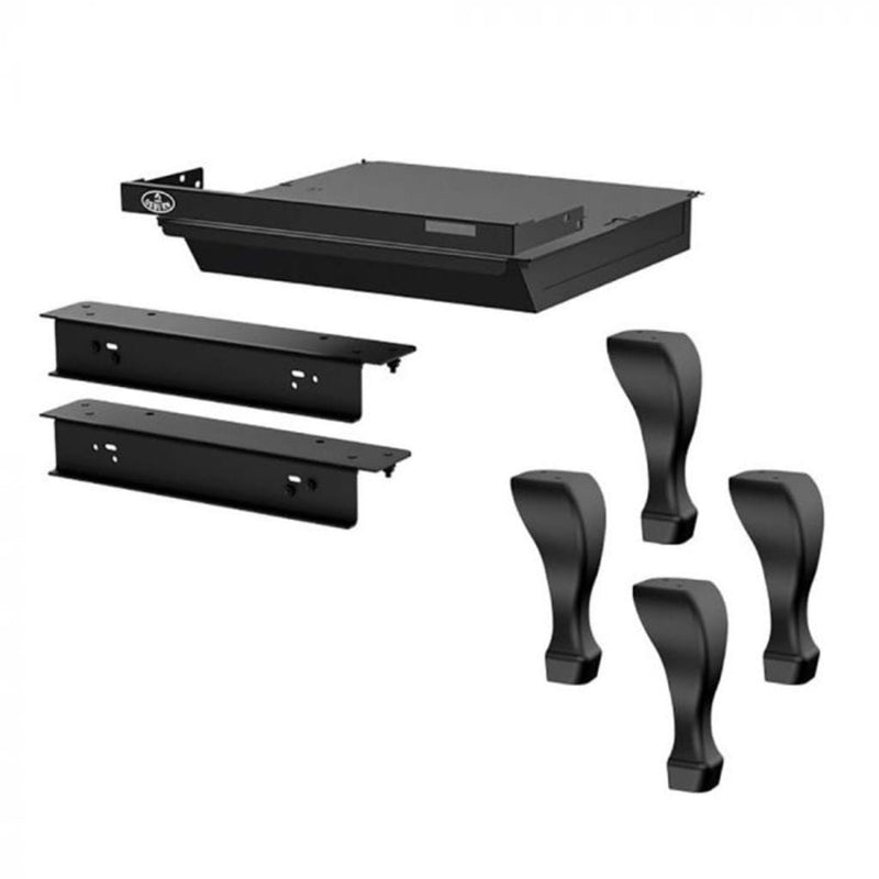 Osburn Black Cast Iron Traditional Legs with Ash Drawer for 1700 Wood Stove