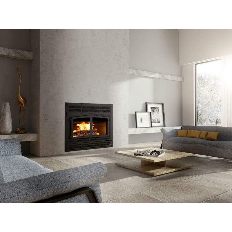 Osburn Horizon Wood Fireplace including 4 Length of 6" x 36" Chimney, 282-OB04010