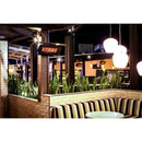 Bromic Heating 25" Tungsten 500 Series Smart-Heat overhead gas patio heater | Belleflame