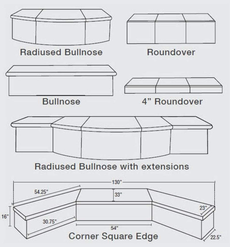 American Fyre Design |  65" Petite Cordova Vented Gas Fireplace with 4” Roundover Hearth