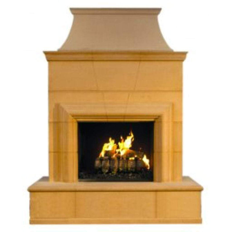 American Fyre Design |76" Cordova Vented Recessed Hearth Gas Fireplace