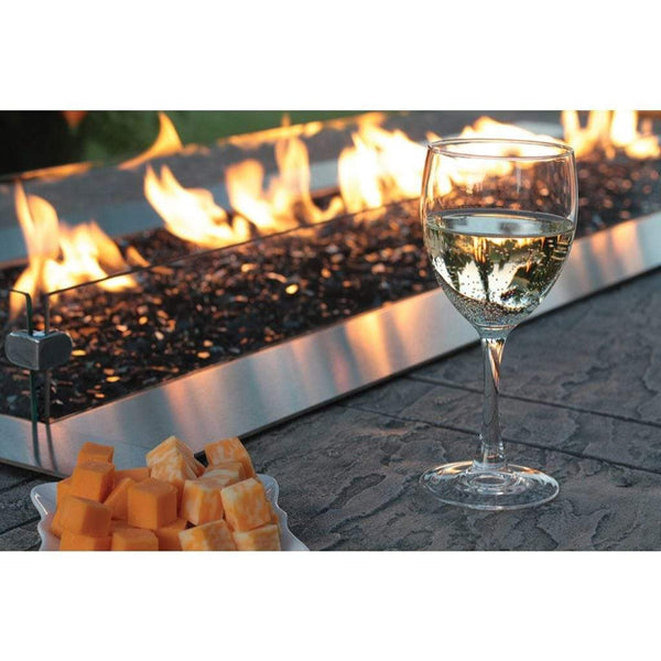 Empire | Carol Rose 60" Wind Deflector Glass Fire Pit Accessory