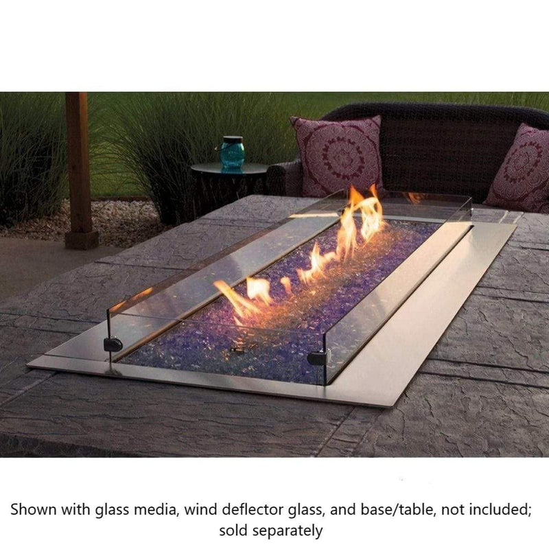 Empire | Carol Rose 48" Manual Outdoor Linear Fire Pit