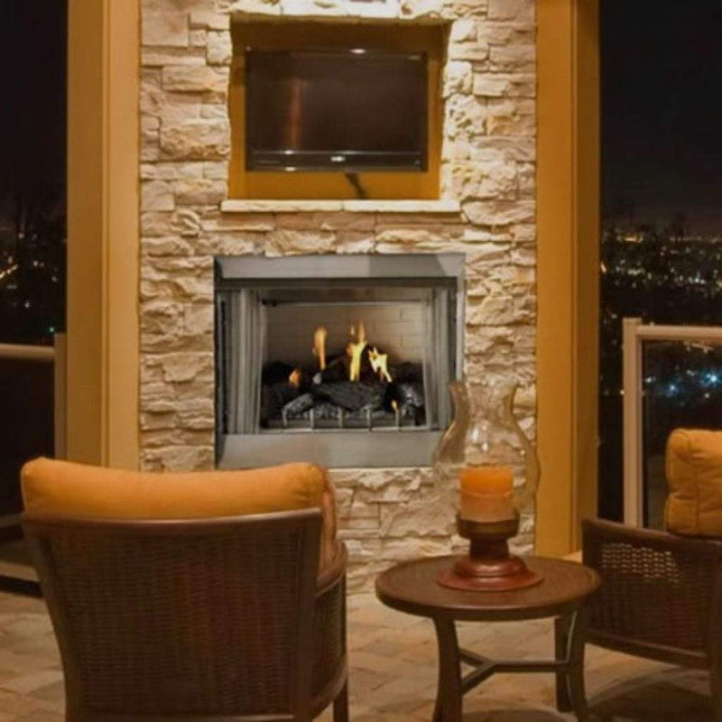 Empire Carol Rose 42 Inch Millivolt Outdoor Fireplace