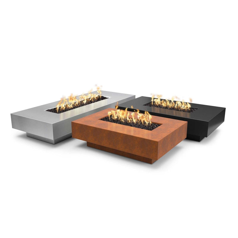 The Outdoor Plus - Linear Cabo Hammered Copper Fire Pit