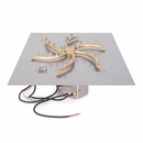 The Outdoor Plus Square Flat Pan With Brass Triple 'S' Bullet Burner