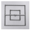 The Outdoor Plus Square Flat Pan With Stainless Steel Square Burner