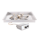The Outdoor Plus Square Drop-in Pan With Stainless Steel Triple 'S' Bullet Burner