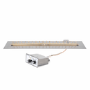 The Outdoor Plus Rectangular Flat Pan With Brass Linear Bullet Burner