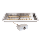 The Outdoor Plus Rectangular Drop-in Pan With Brass 'H' Bullet Burner