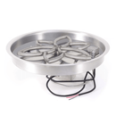 The Outdoor Plus Round Drop-in Pan With Stainless Steel Lotus Burner