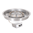 The Outdoor Plus Round Drop-in Pan With Stainless Steel Round Bullet Burner