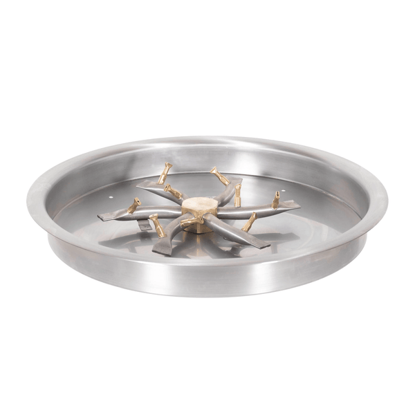 The Outdoor Plus Round Drop-in Pan With Stainless Steel Triple 'S' Bullet Burner