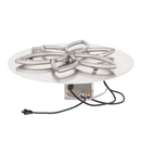 The Outdoor Plus Round Flat Pan With Stainless Steel Lotus Burner