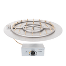 The Outdoor Plus Round Flat Pan With Stainless Steel Round Bullet Burner