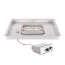 The Outdoor Plus Square Drop-in Pan With Stainless Steel Square Bullet Burner