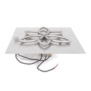 The Outdoor Plus Square Flat Pan With Stainless Steel Lotus Burner