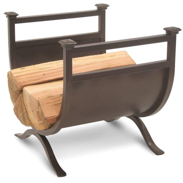 Pilgrim 17" Burnished Bronze Addison Wood Holder