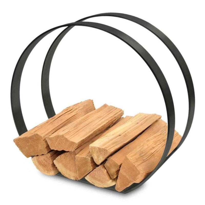 Pilgrim 24" Black Modern Wood Holder