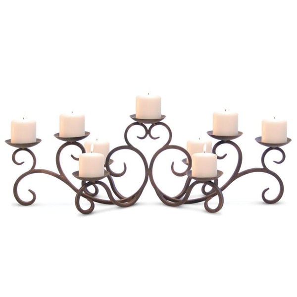 Pilgrim 30" Distressed Bronze Hawthorne Candelabra