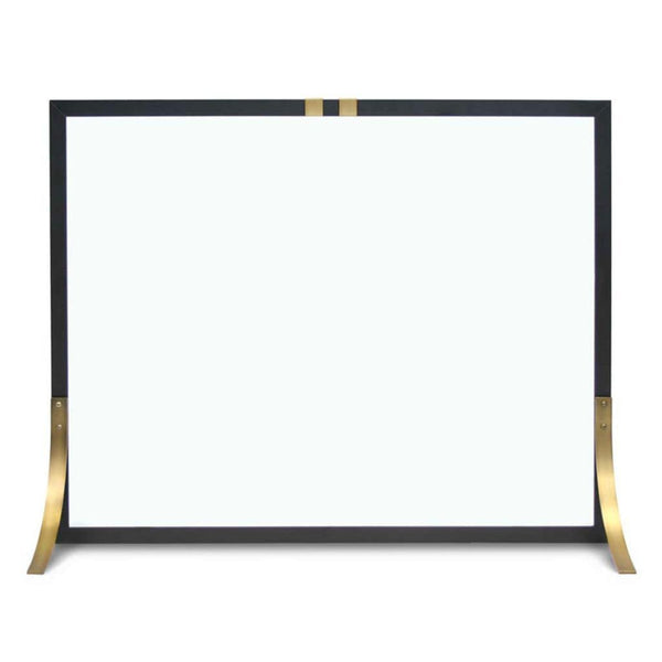 Pilgrim 39" Black Valiant Single Panel Glass