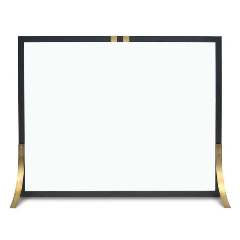 Pilgrim 39" Black Valiant Single Panel Glass